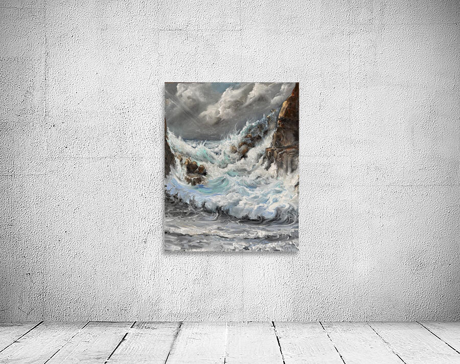 IMG 4394 Beautiful action packed seascape Wall Preview