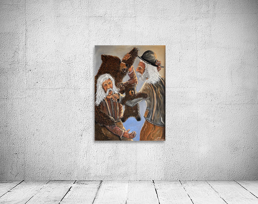 IMG 4228 Two Mount Man mama grizzly in her cub Wall Preview