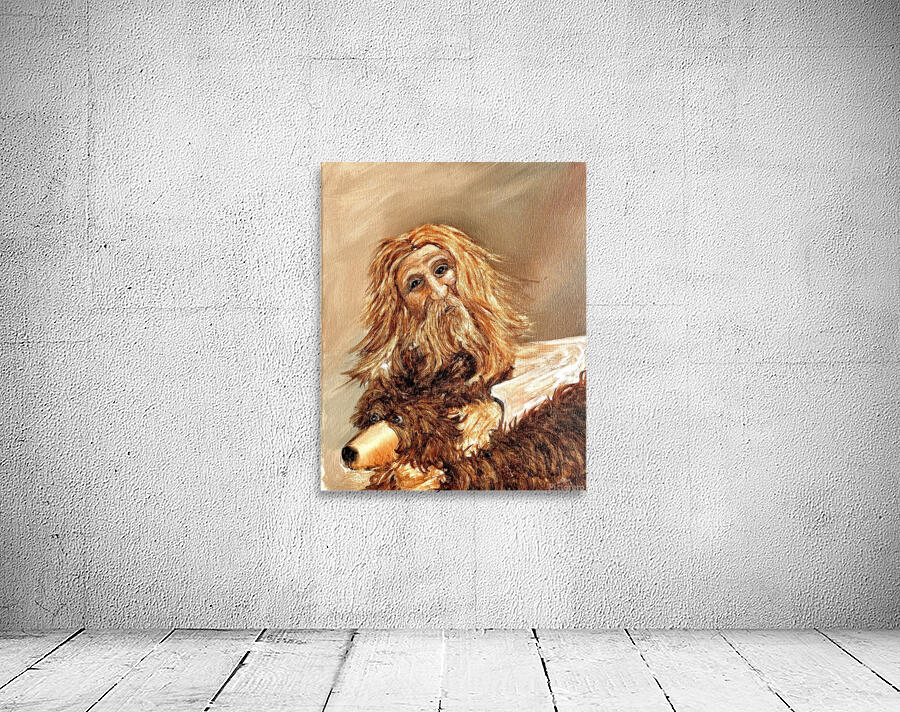 IMG 4235 orange hair mountain man  and bear Wall Preview