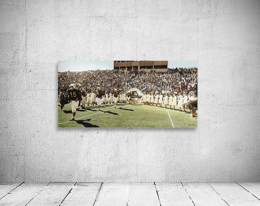 Vintage 1950s Wyoming Cowboys Football Entrance Art Wall Preview
