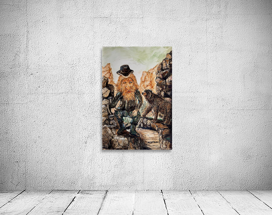 IMG 4309. leprechaun and a bear Wall Preview