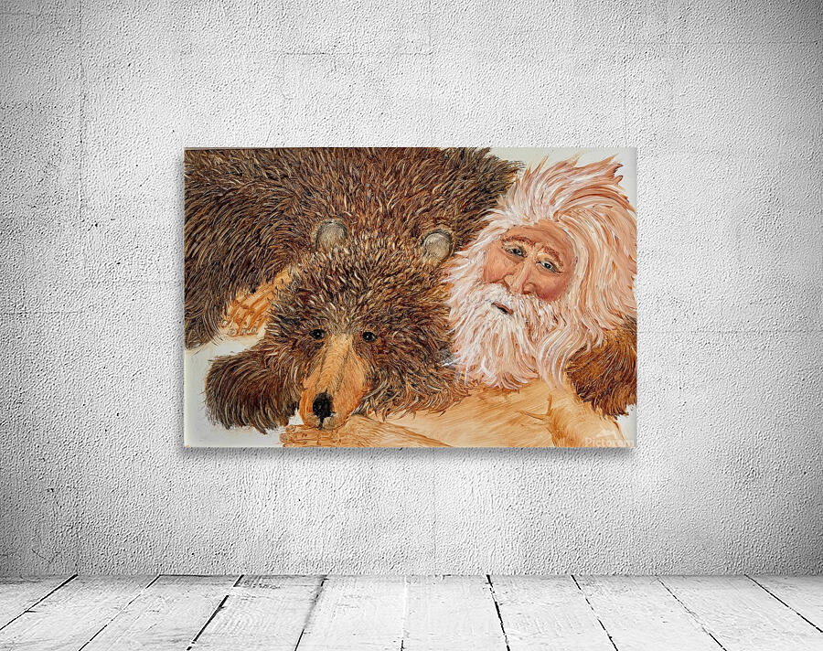 IMG 4317 - Old man And his grizzly bear Wall Preview