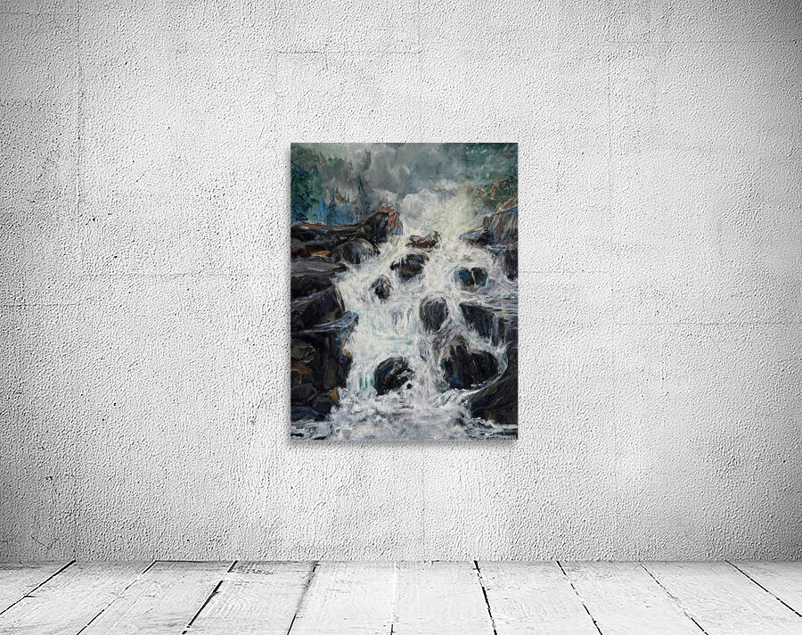 IMG 4225 white waterfall Wall Preview