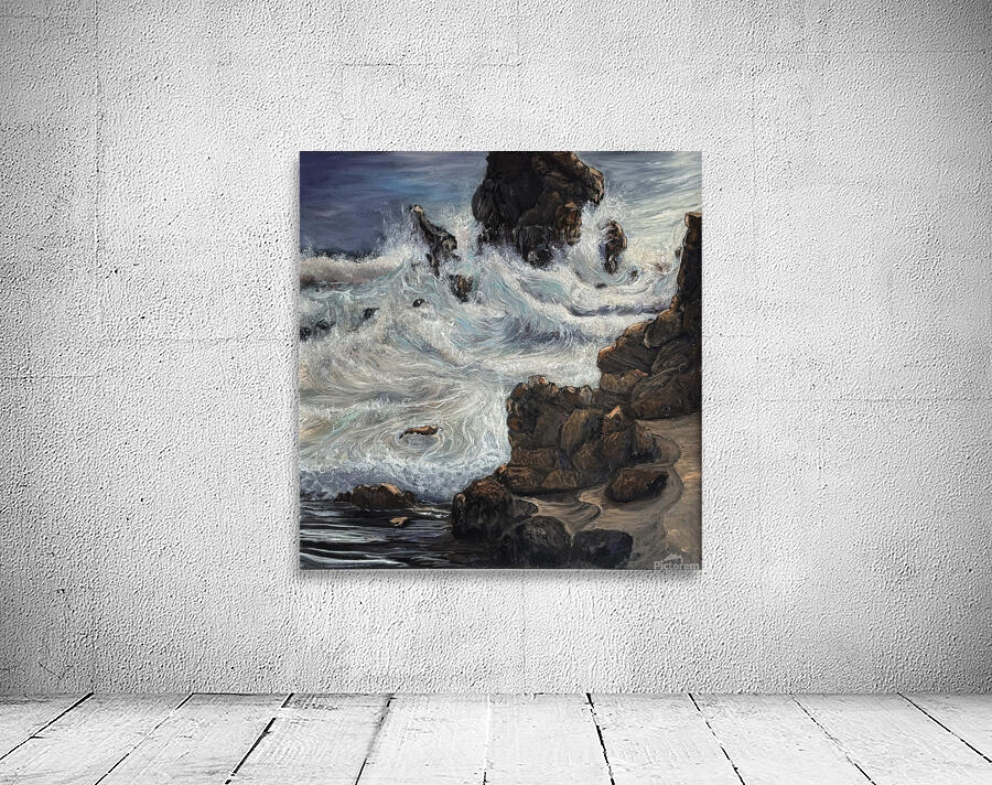 IMG 4137 rough white water sea Wall Preview