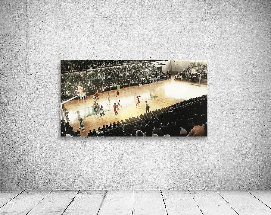 Vintage North Texas Eagles Basketball Art Wall Preview
