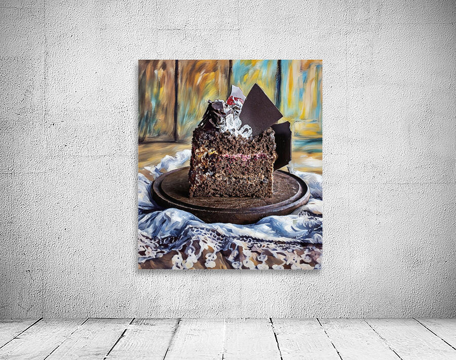 ArtXcl 224 chocolate cake photoe with pastel style Wall Preview
