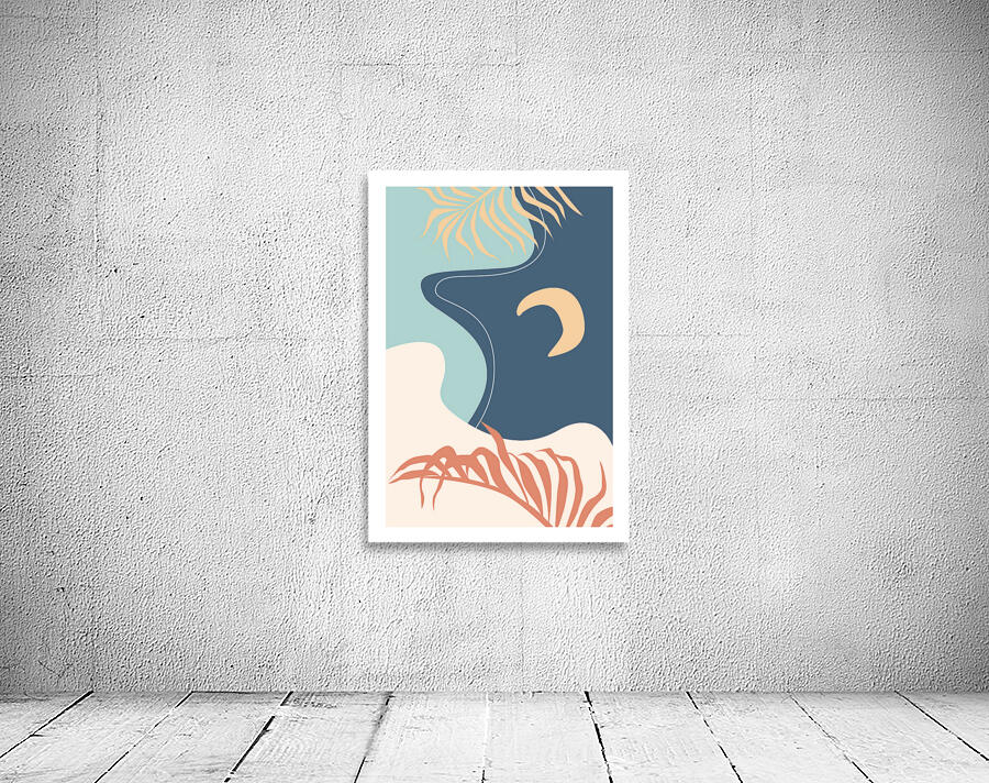 Abstract colorful landscape. b Wall Preview