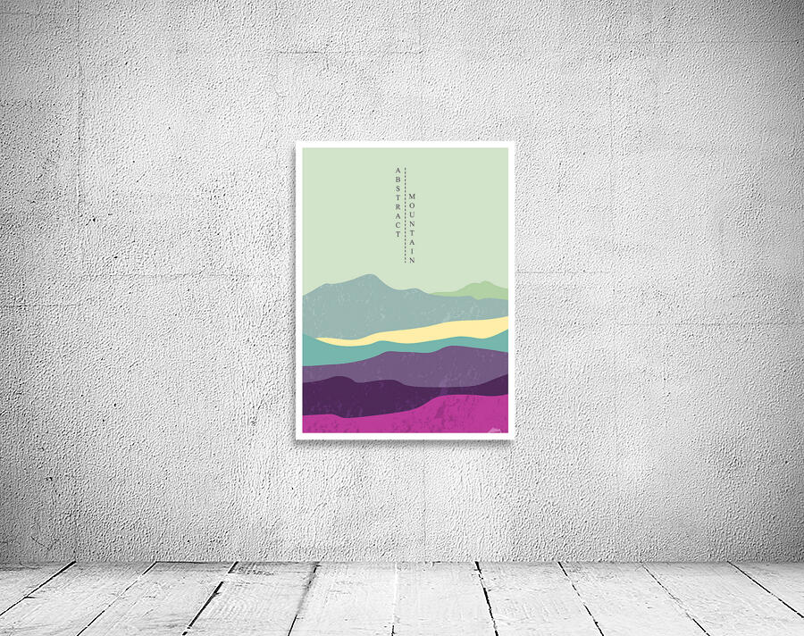 Abstract moon landscape. c Wall Preview