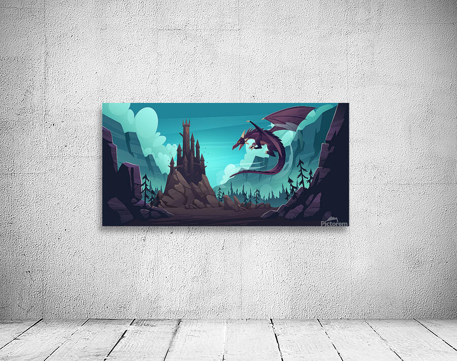 Flying dragon Wall Preview