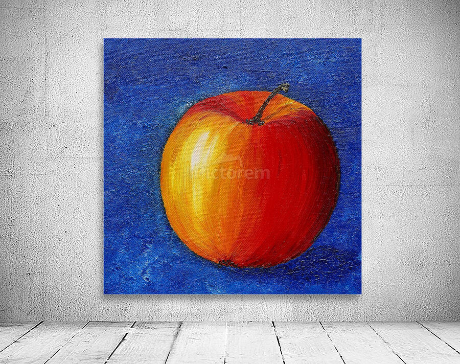 Red Apple - Still Life Painting by Birgit Moldenhauer Wall Art
