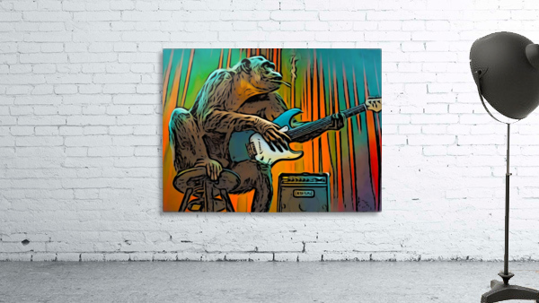 MONKEY MARK パラシュート猿 グラフィックアート A1サイズ MONKEY MARK パラシュート猿 グラフィックアート A3サイズ