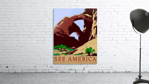 See America - Vintage Travel Wall Preview