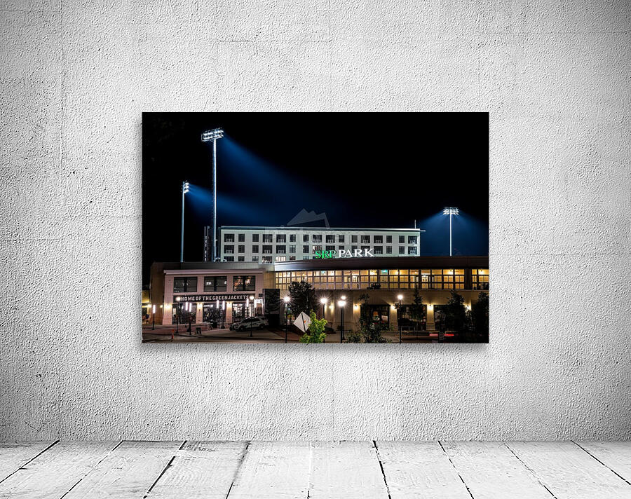 SRP Park at Night   North Augusta 7837 by Sanjeev Singhal