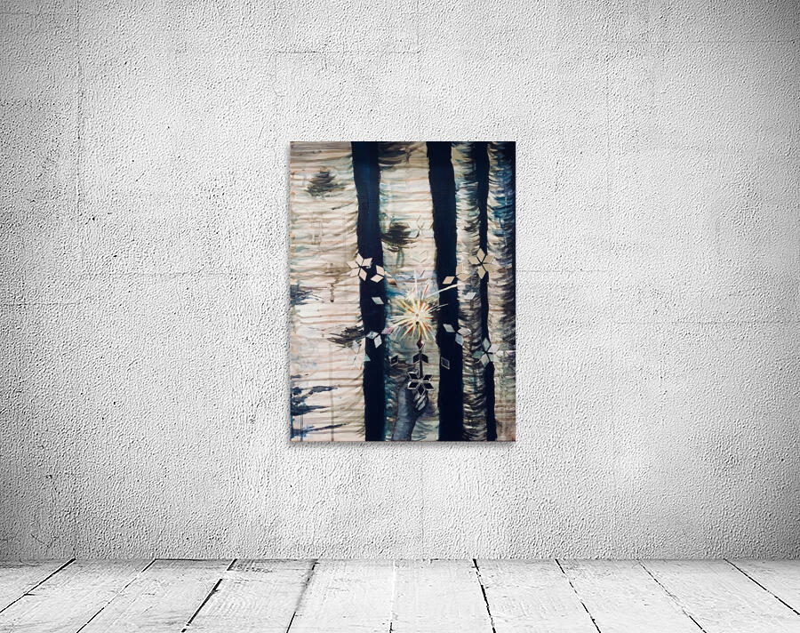 Navy Woods Wall Preview