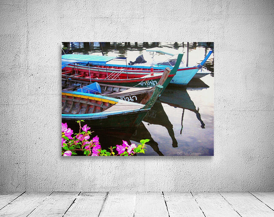 Thai Boats by C  McGowen