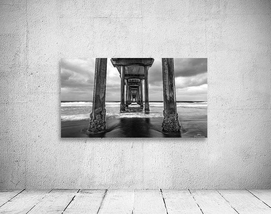 Scripps Pier in B&W by Sebastian Dietl