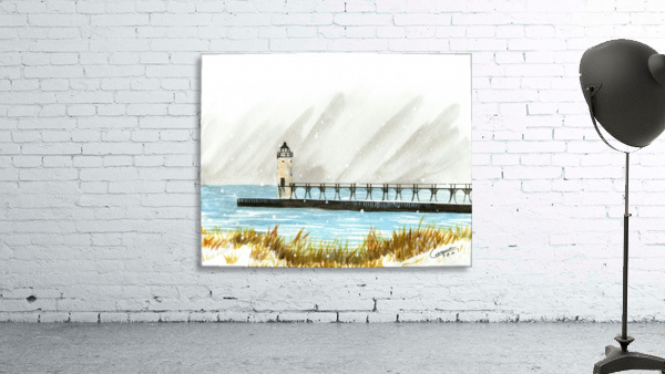 Winter Lighthouse by C  McGowen