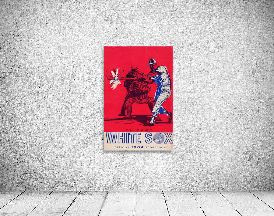 1964 Chicago White Sox Scorecard Reproduction Baseball Art Print Wall Preview