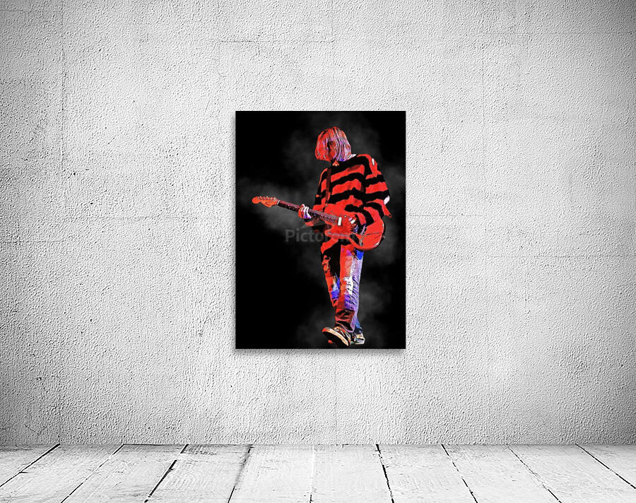油絵原画　Kurt Cobain Kurt Cobain Artwork.. original painting by Ghost 30x40 | eBay