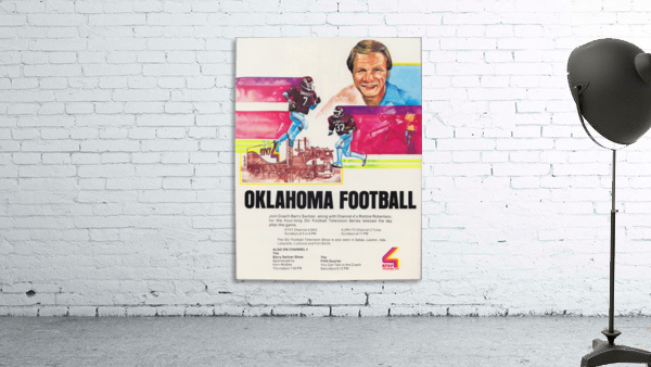 KTVY Channel 4 Oklahoma Football Playback Show Ad Wall Preview
