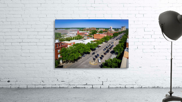 Broad Street Downtown Augusta GA Aerial View 6383 Wall Preview