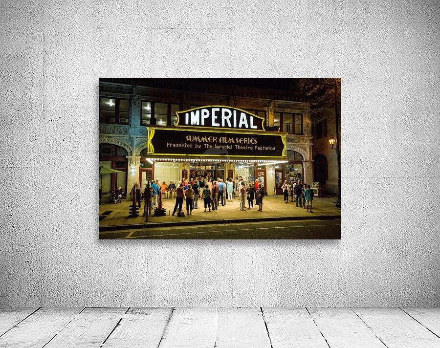 Imperial Theatre at Night   Augusta GA 6695 Wall Preview