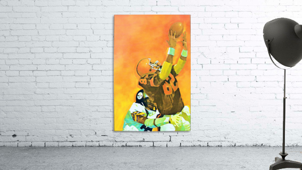 cleveland browns watercolor poster retro sports art reproductions metal signs football prints wood Wall Preview