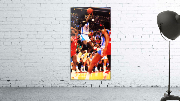 Michael Jordan North Carolina Jump Shot Wall Preview