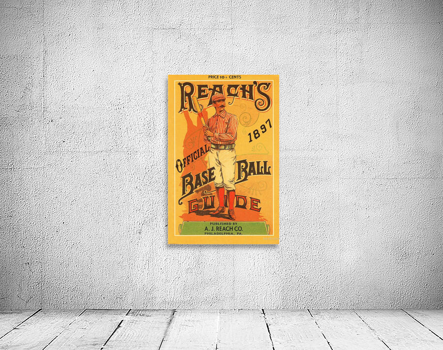 1897 Reachs Baseball Guide Poster Wall Preview