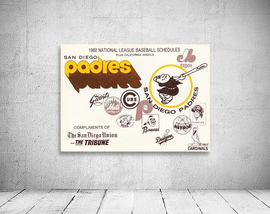 1980 san diego tribune padres schedule Wall Preview