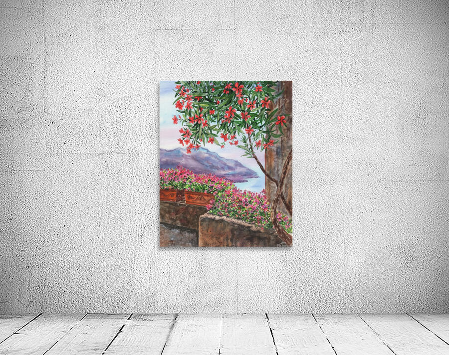 Seascape Amalfi Coast Italy Shore Ravello by Irina Sztukowski
