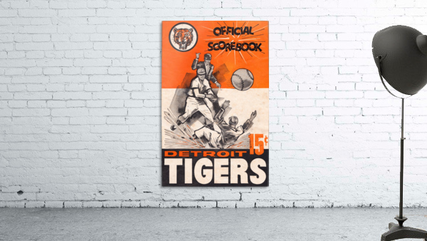 1962 Detroit Tigers Score Book Poster Wall Preview