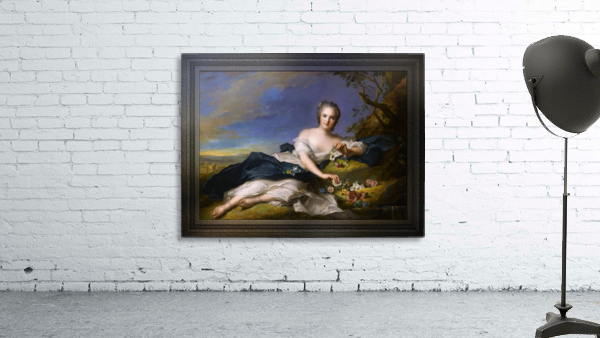 Henriette of France as Flora by Jean-Marc Nattier Old Masters Reproduction Wall Preview