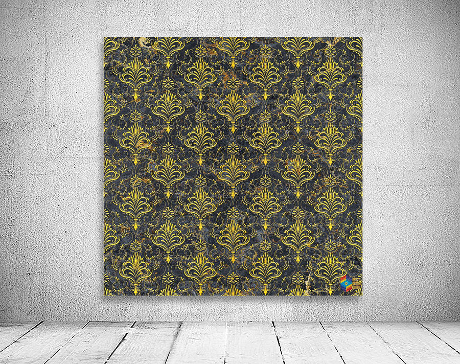 Golden pattern with marble by ARTenyo art