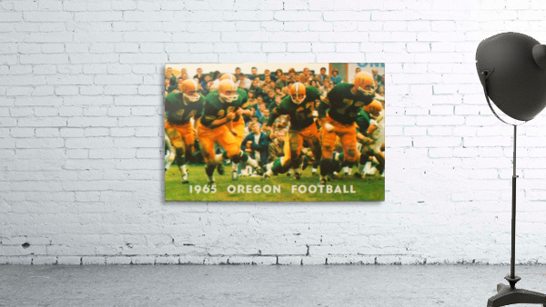 1965 oregon duck football art Wall Preview
