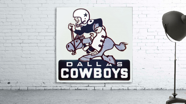 Vintage Dallas Cowboys Art Wall Preview