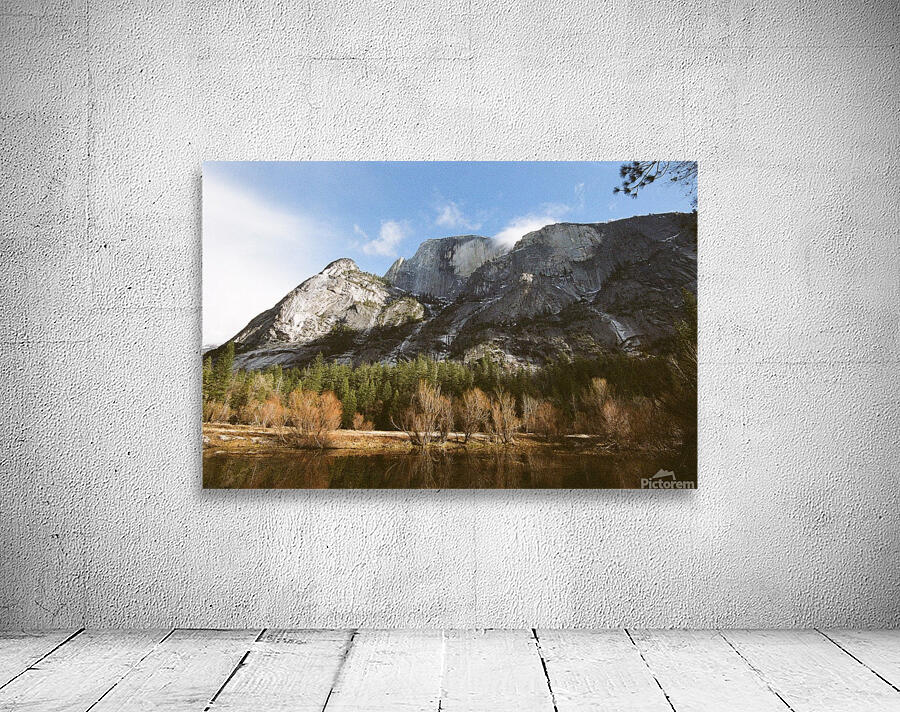 Half Dome from Mirror Lake on film Wall Preview