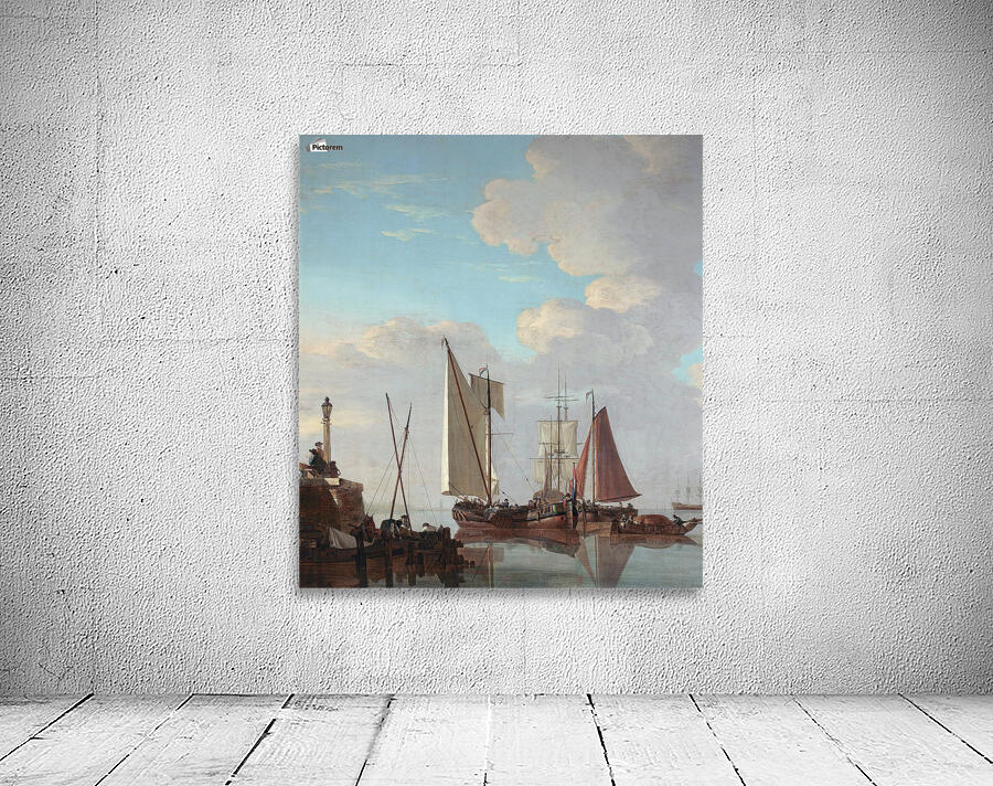 Entering a Dutch port Wall Preview