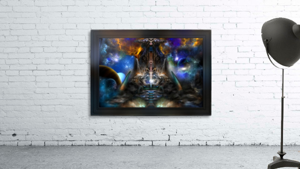 Archive Portal Fantasy Fractal Art Wall Preview