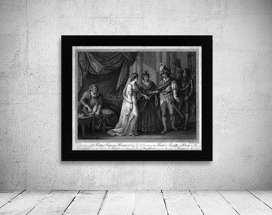 The Conclusion of the Treaty of Troyes by Francesco Bartolozz Classical Art Old Masters Reproduction Wall Preview
