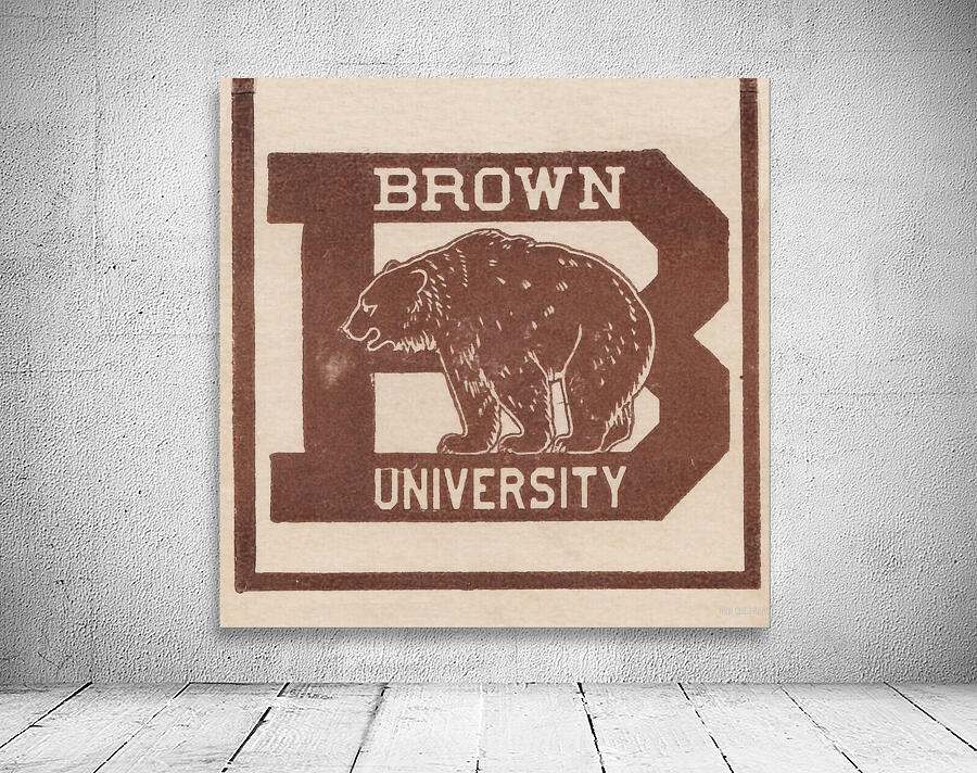 Vintage Brown University Art Wall Preview