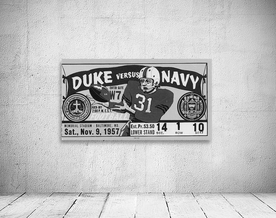 1957 Duke vs. Navy Wall Preview