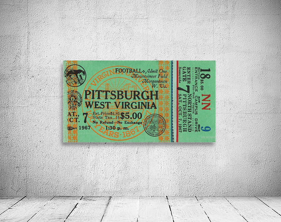 1967 West Virginia vs. Pitt Wall Preview