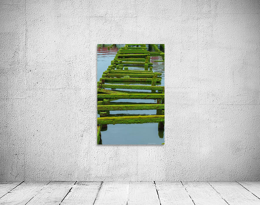 Green Rails Wall Preview