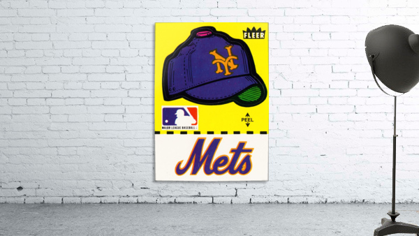 1981 New York Mets Fleer Decal Art Wall Preview
