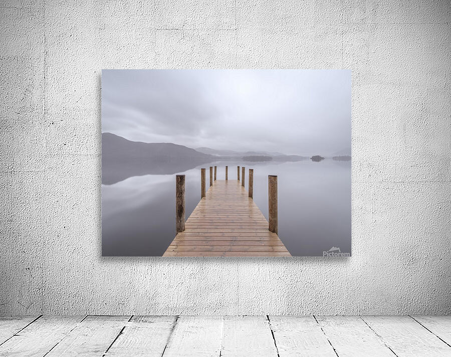 Wooden pier on the lake by Assaf Frank