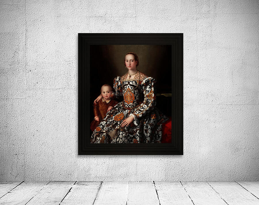 Eleonora of Toledo and Her Son by Agnolo Bronzino Classical Art Old Masters Reproduction Wall Preview