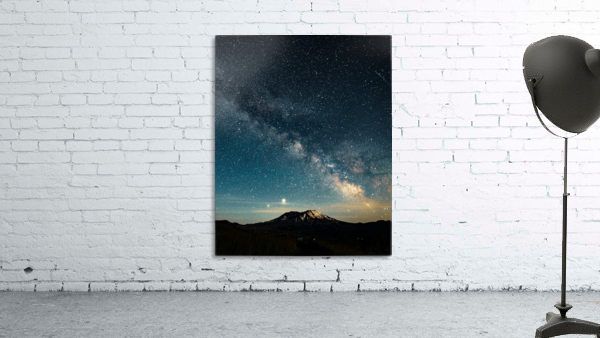 Milky Way over Mt. Saint Helens Wall Preview