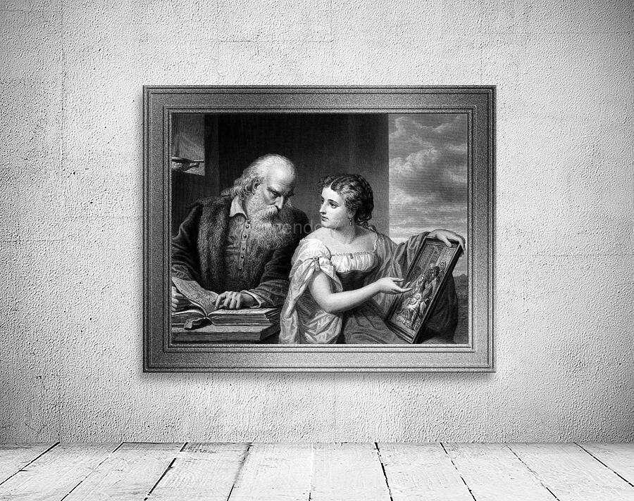 Philosophy and Christian Art by Engraver W. Ridgway Classical Art Old Masters Reproduction Wall Preview