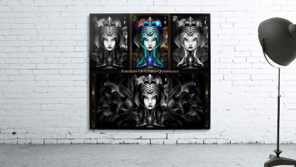 Portrait Of Cyiria Quadology Fractal Art Composition Wall Preview